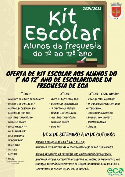 Kit escolar 2024/2025